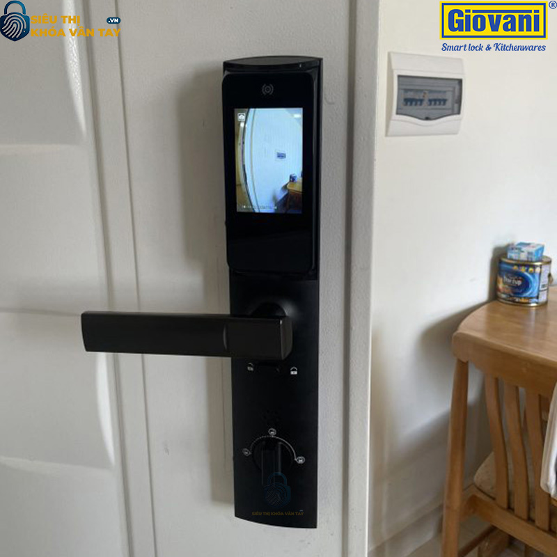 Khóa vân tay Giovani GSL-A2C, bảo vệ an toàn cho cửa gỗ, tính năng vượt trội