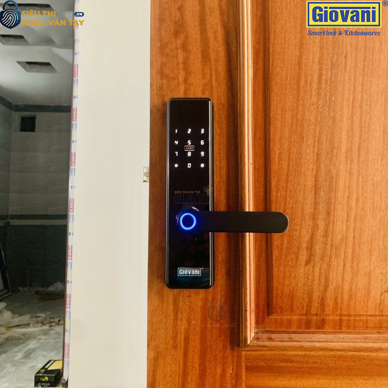Khóa vân tay Giovani cửa gỗ GSL-U268B màu đen