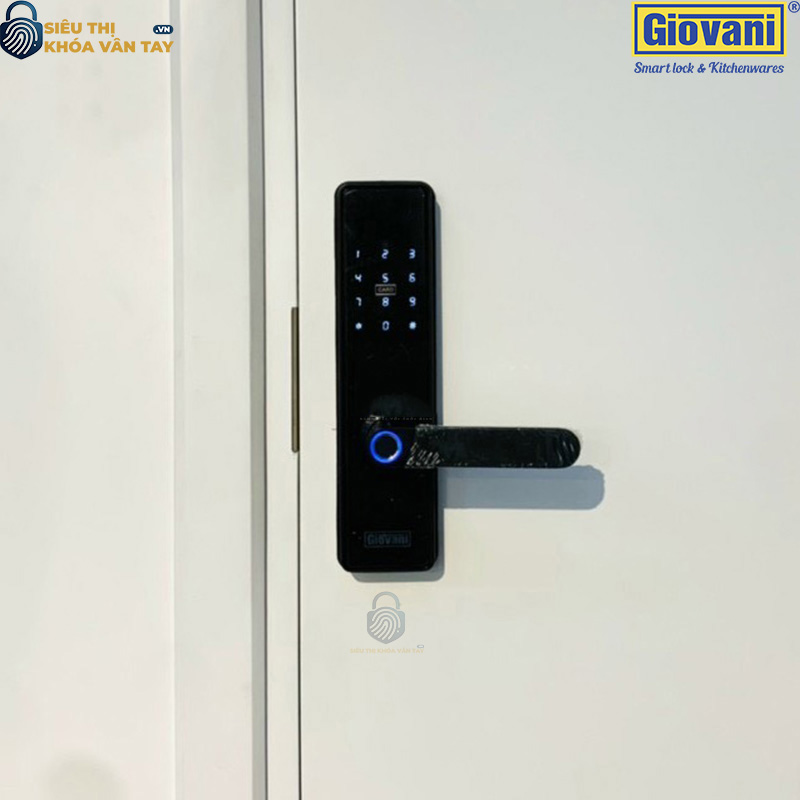 Khóa vân tay Giovani cửa gỗ GSL-U268B màu đen