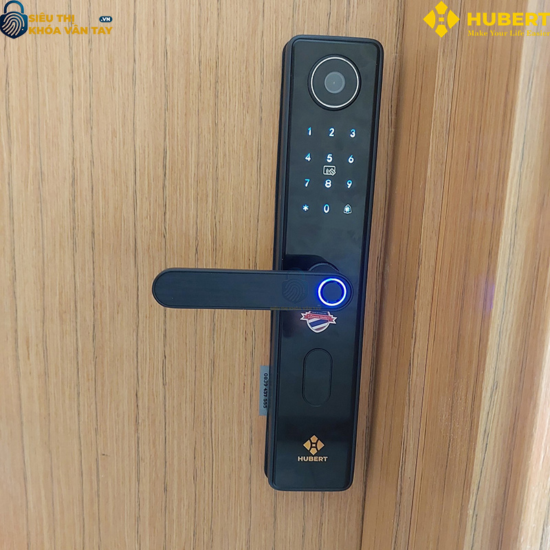 Khóa vân tay Hubert cửa gỗ CG66 an toàn chống trộm