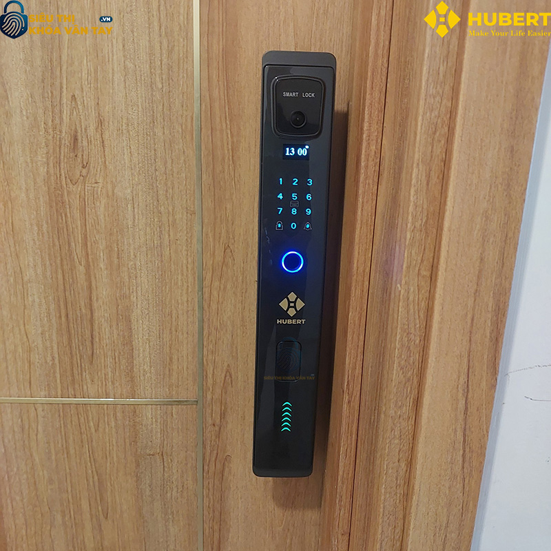 Khóa vân tay Hubert cửa gỗ CG79 NANO thông minh bảo mật