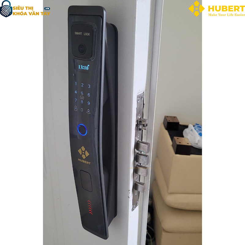 Khóa vân tay Hubert cửa gỗ CG79 NANO an toàn chống trộm