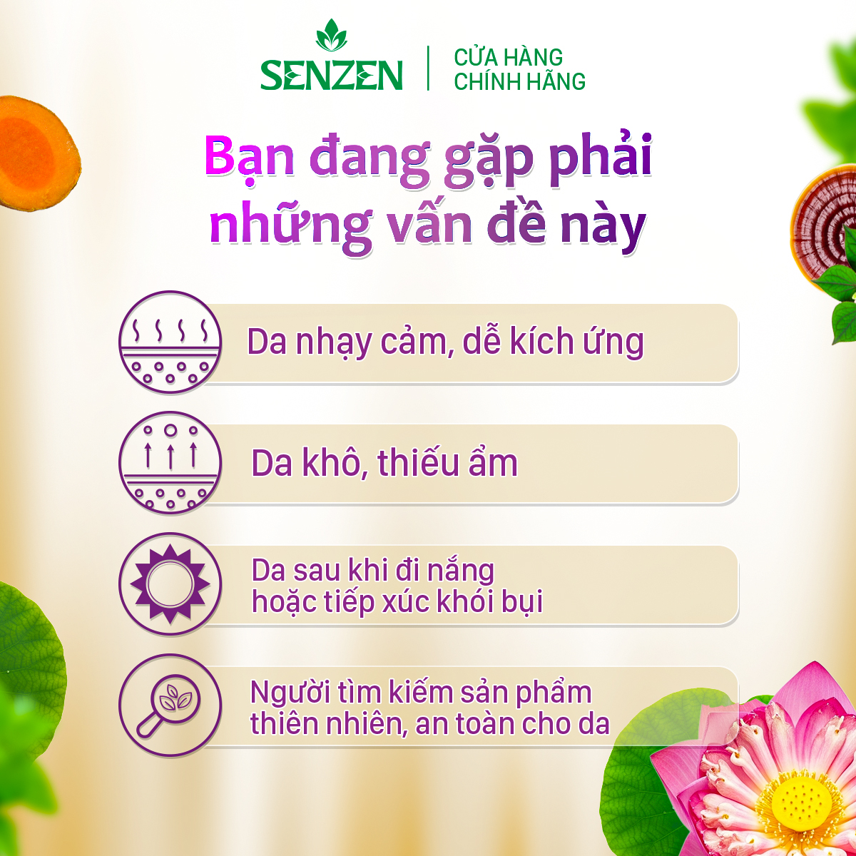 Mua 1 tặng 1 - Sữa Tắm Thảo Dược Dưỡng Mịn Dịu Da SenZen 860ML