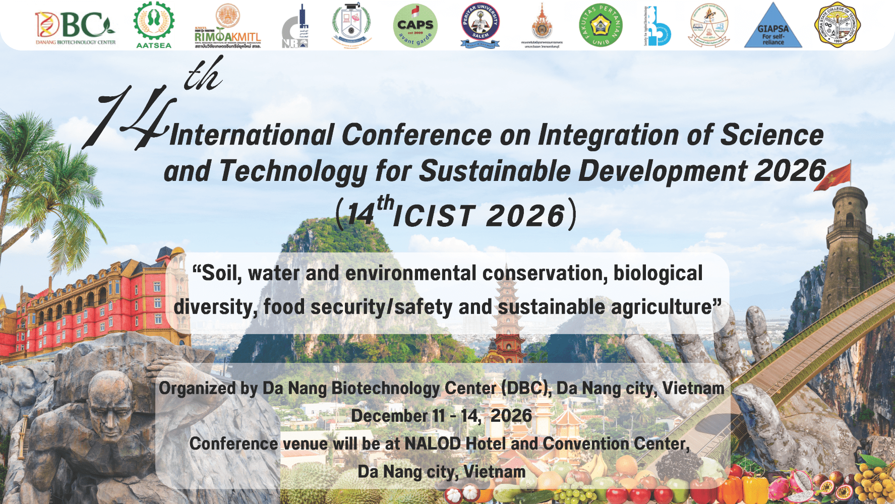 ANNOUNCEMENT NO. 01: 14th International Conference on Integration of Science and Technology for Sustainable Development 2026 – 14th ICIST 2026
