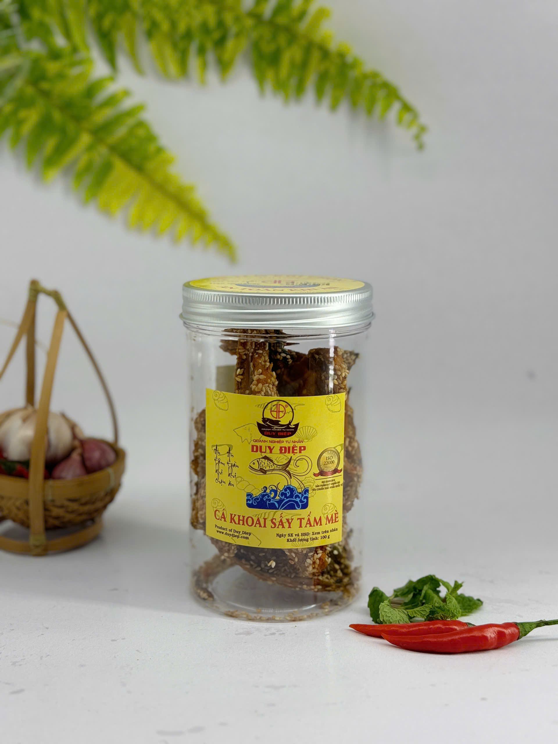 Cá khoai sấy mè