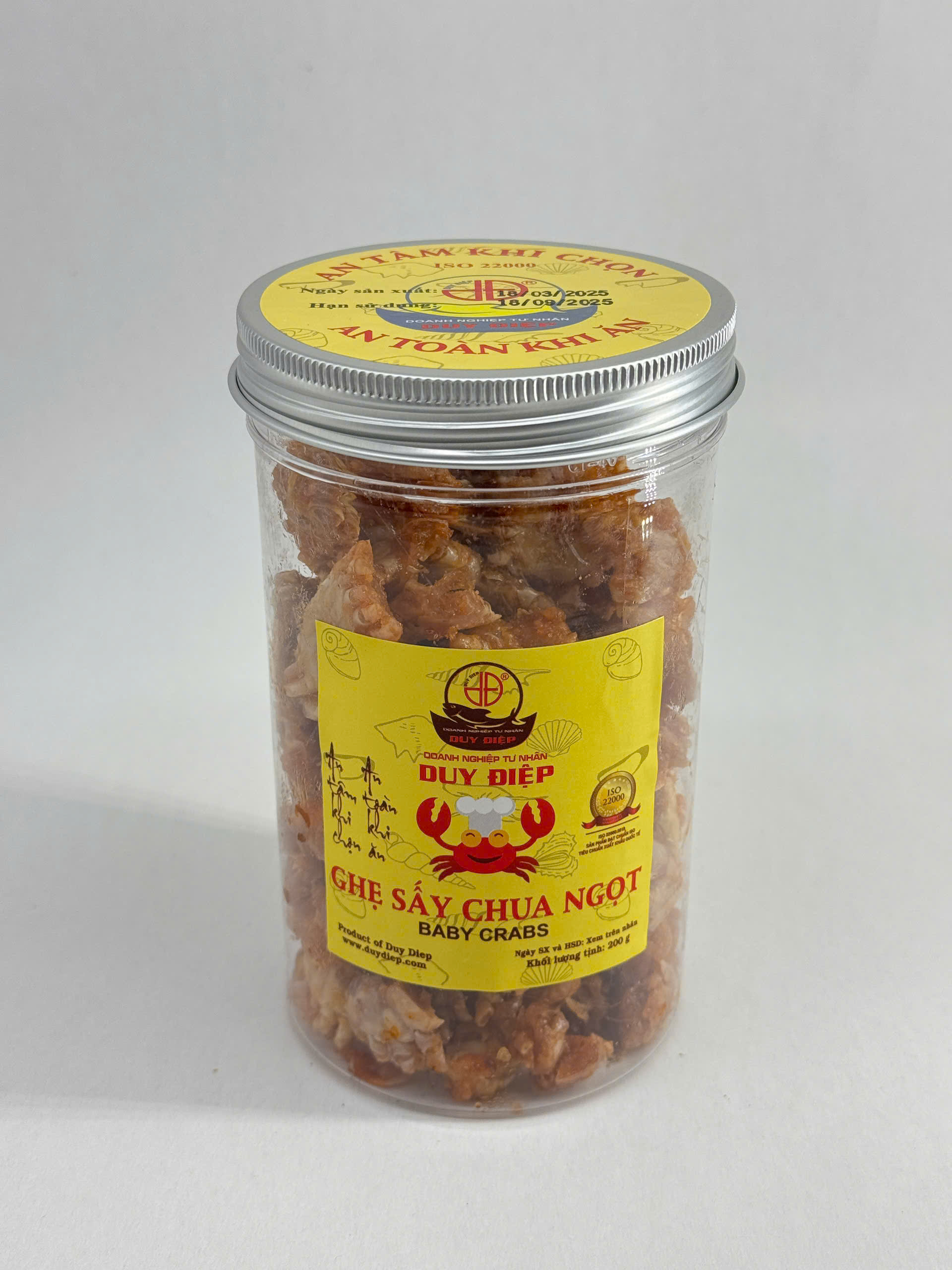 Ghẹ sấy chua ngọt 200g
