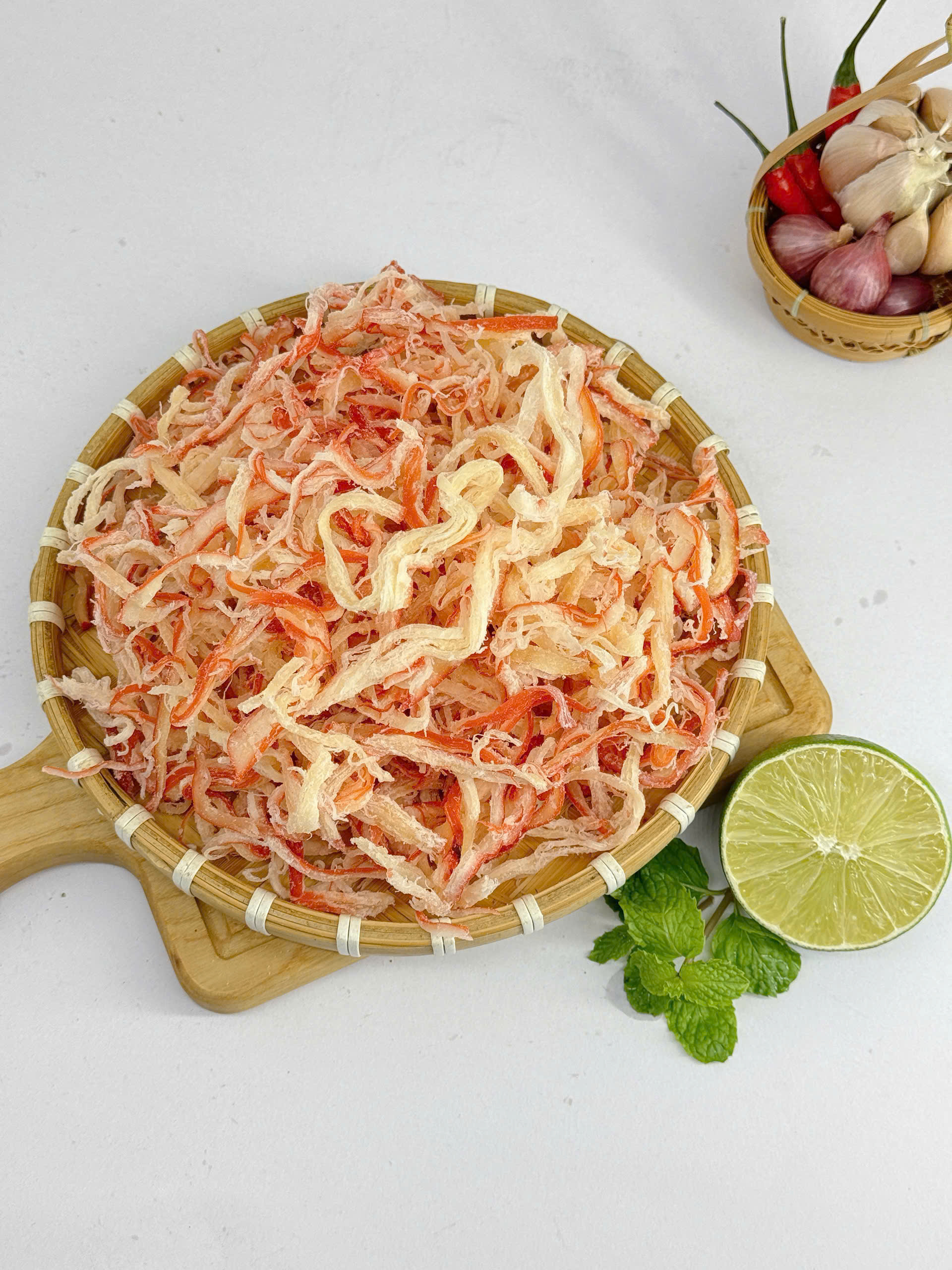 Mực sợi sấy nước dừa