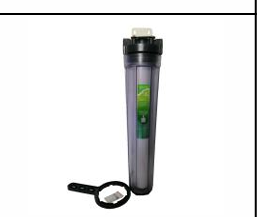 Bộ lọc đơn 20" ( bộ lọc sinh hoạt) ly trong