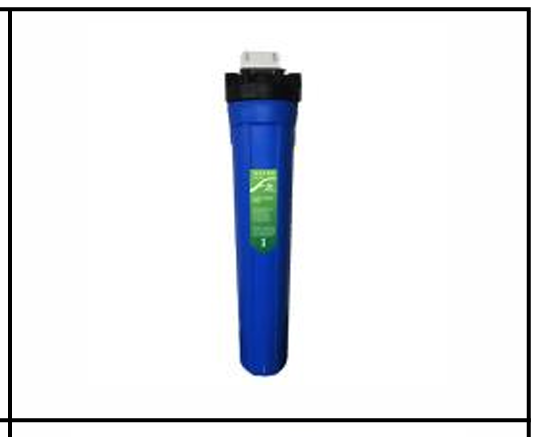 Bộ lọc đơn 20" ( bộ lọc sinh hoạt) ly xanh