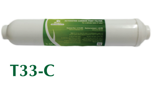 Lõi 5 lọc than hoạt tính nối nhanh 10in trắng