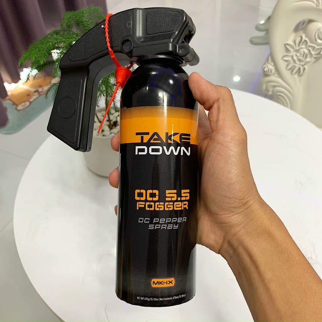 Bình xịt cay Takedown USA là gì? Công dụng ra sao?
