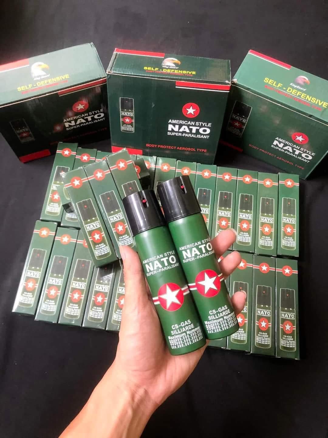 Bình xịt cay Nato là gì? Công dụng ra sao?