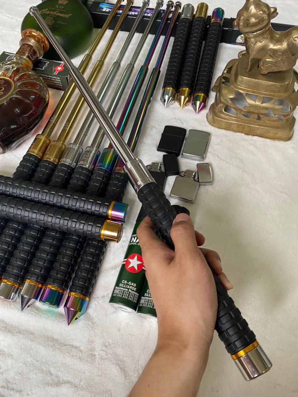 Gậy Baton SHY Trắng