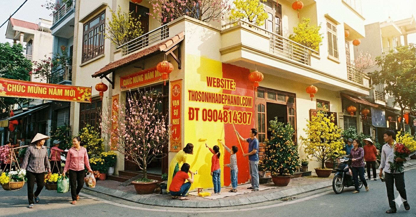 Đặt Lịch Sơn Nhà Cuối Năm – Làm Mới Tổ Ấm Trước Tết 2026