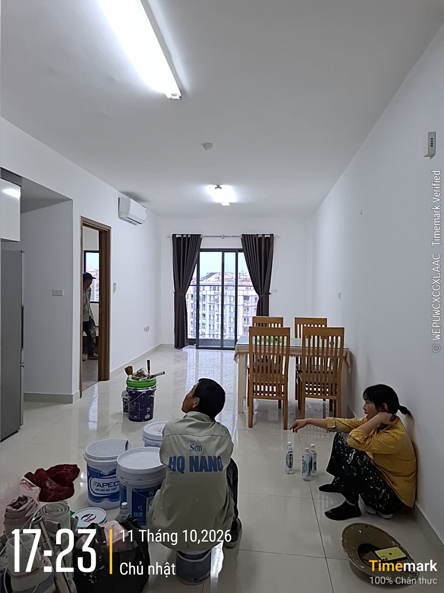 Sơn chung cư Hope Phúc Đồng. Thi công nhanh, đúng hẹn.
