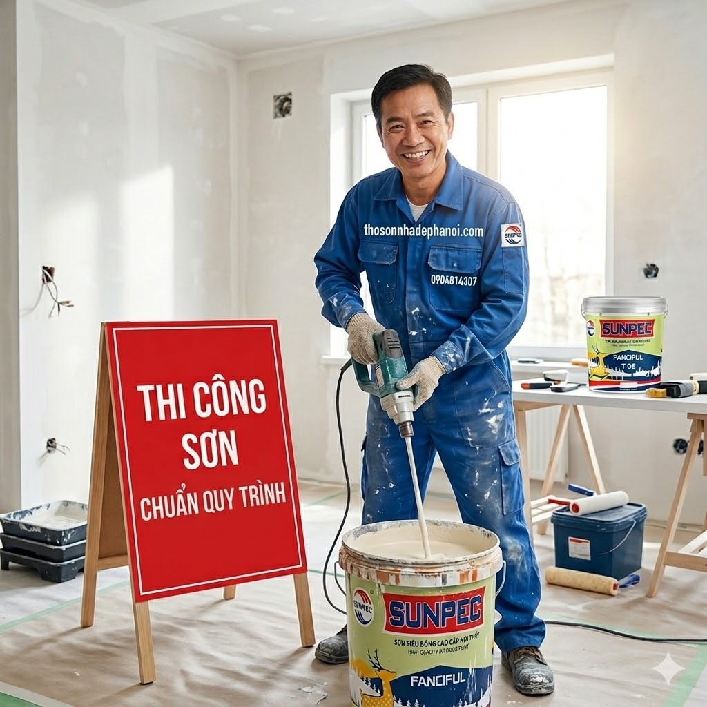 TẠI SAO PHẢI KHUẤY KỸ THÙNG SƠN TRƯỚC KHI THI CÔNG?