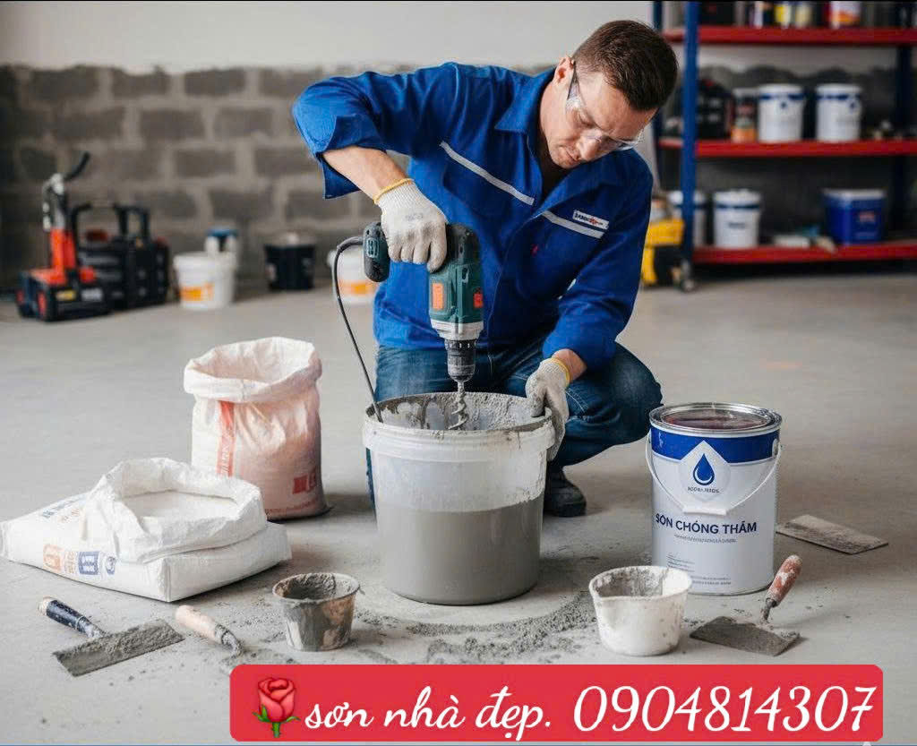Hướng Dẫn Pha Sơn Chống Thấm Với Xi Măng: Chọn Xi Măng Đen Hay Trắng?