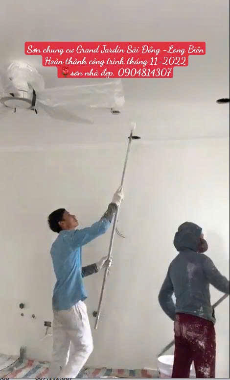 Sơn Chung Cư Grand Jandin Sài Đồng, Long Biên