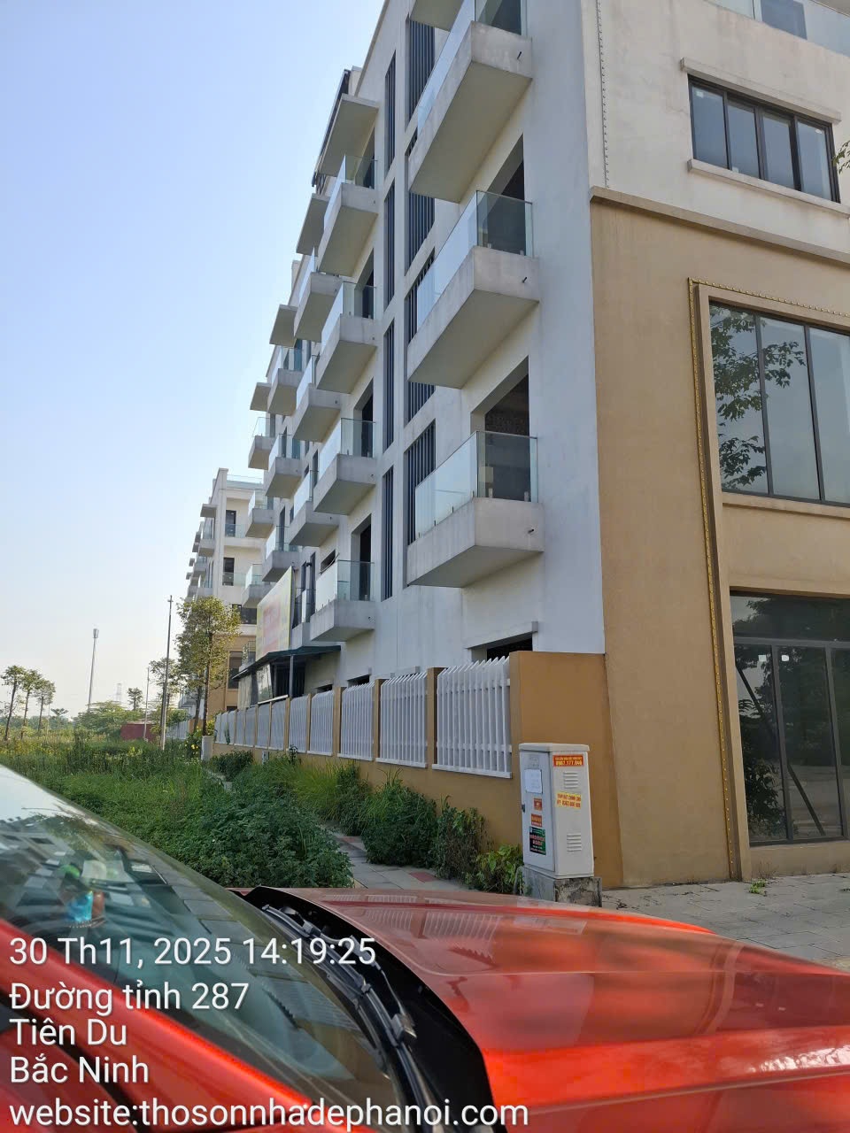 Công trình nhà ở kết hợp kinh doanh. Diện tích mặt sàn 80m2 x 6 tầng tại Tiên Du, Bắc Ninh