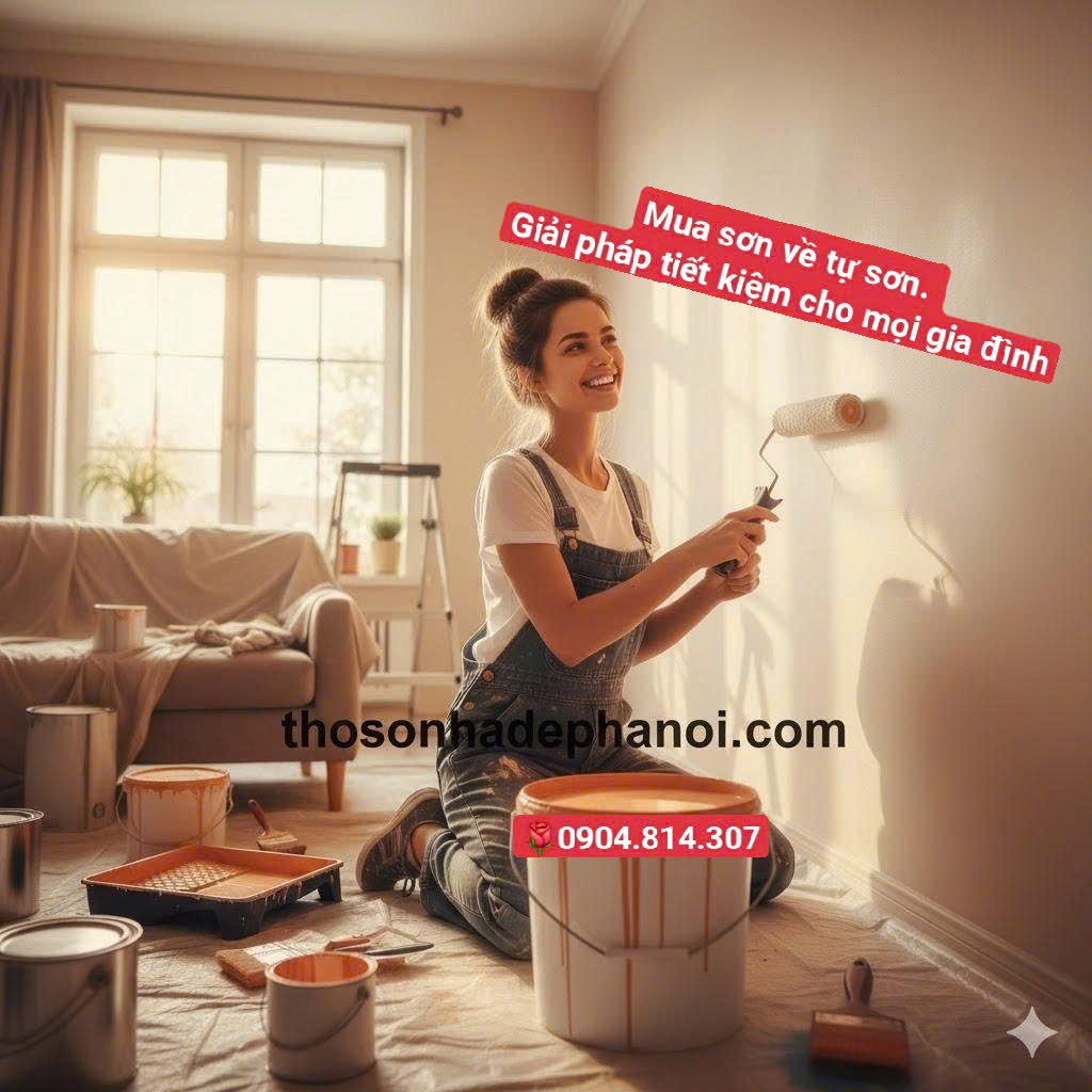 Mua Sơn Về Tự Sơn – Giải Pháp Tiết Kiệm Chi Phí Cho Mọi Gia Đình