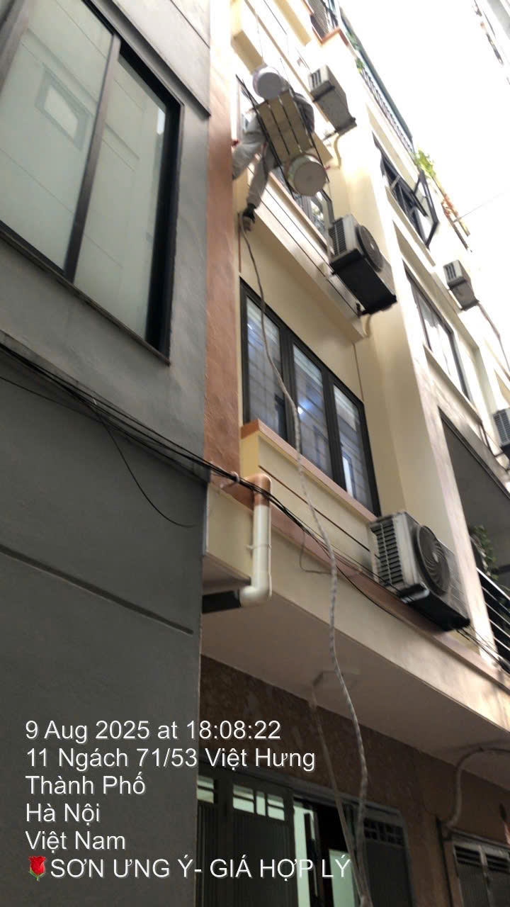 Công trình sơn nhà đẹp tại Long Biên – Hà Nội (Tháng 9/2025)