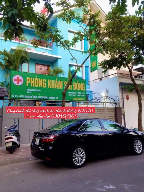 Công Trình Sơn Phòng Khám Sài Đồng – Khu Đô Thị Sài Đồng - Long Biên