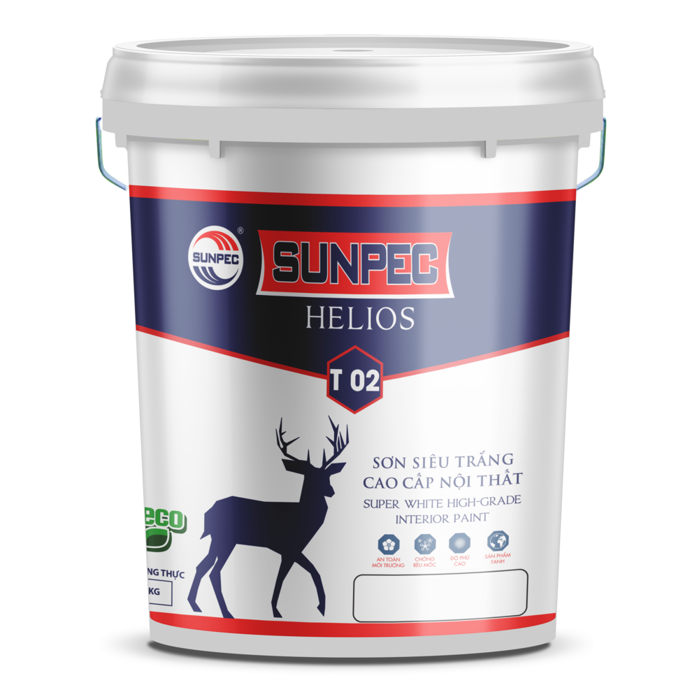 SƠN SIÊU TRẮNG CAO CẤP NỘI THẤT SUNPEC T-02