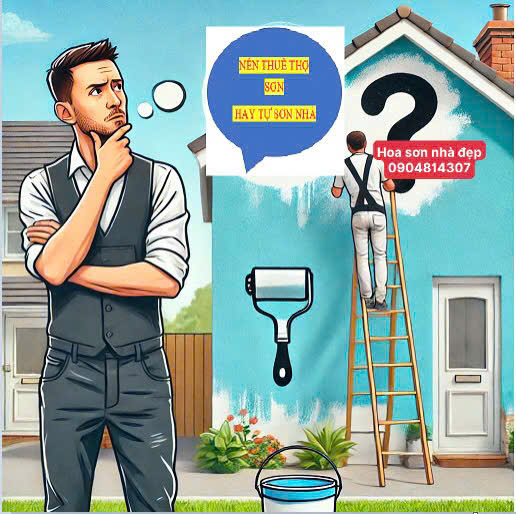 NÊN TỰ SƠN HAY THUÊ THỢ SƠN? LỰA CHỌN TỐI ƯU CHO NGÔI NHÀ CỦA BẠN