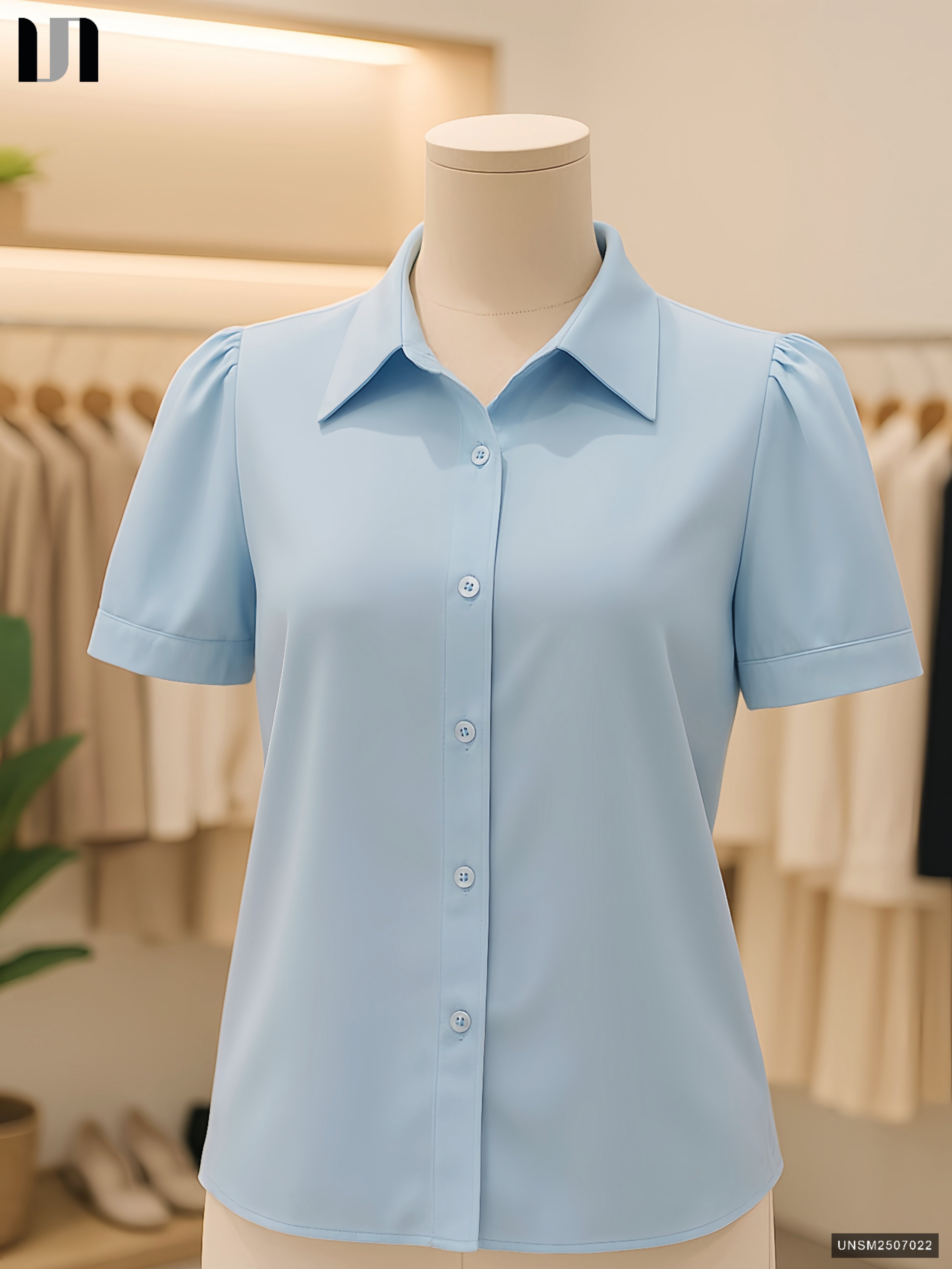 Sơ mi cộc tay Unaa thanh lịch UNSM2507022
