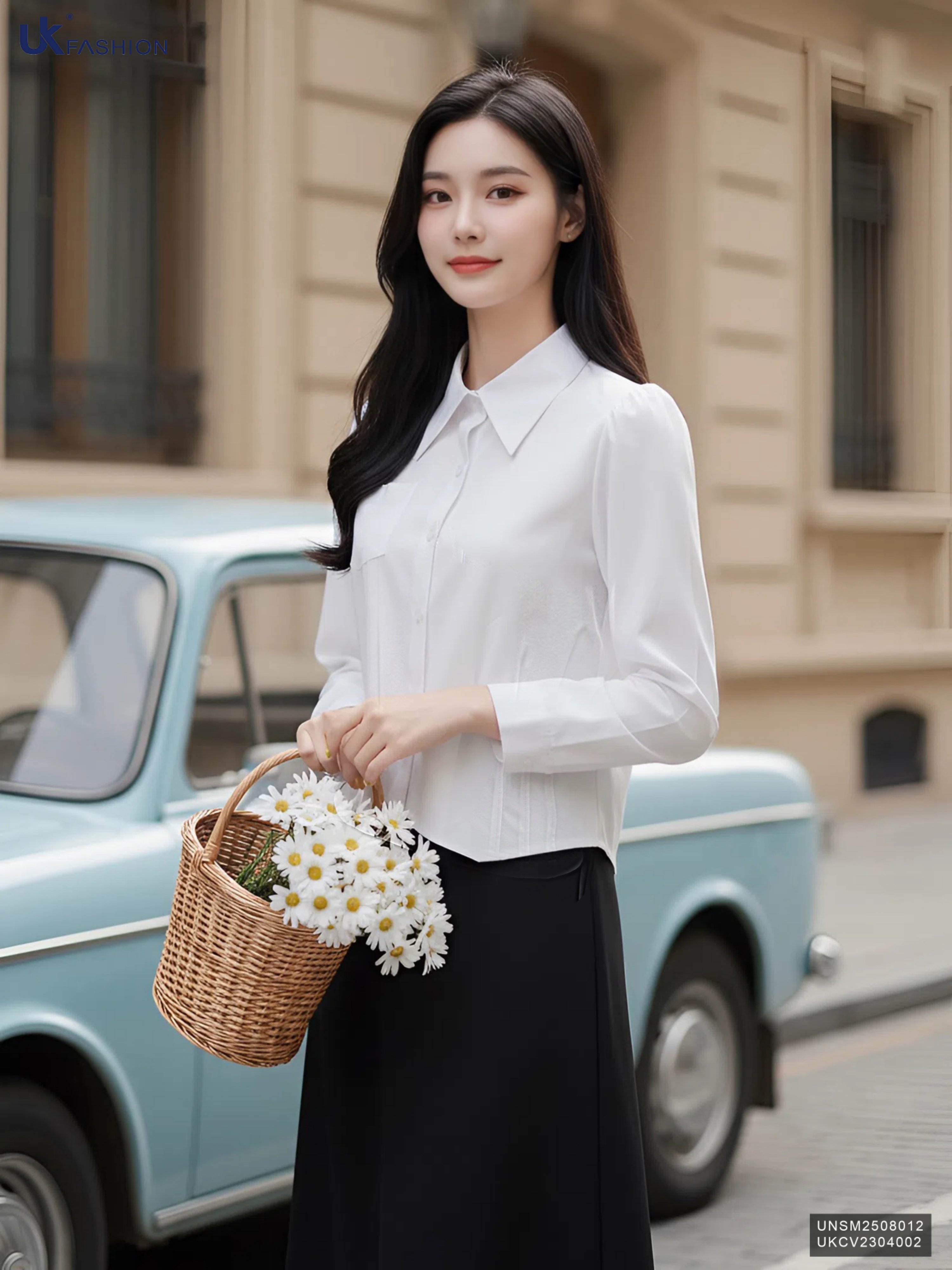 Sơ mi súp gấu kiểu cách trẻ trung UNSM2508012