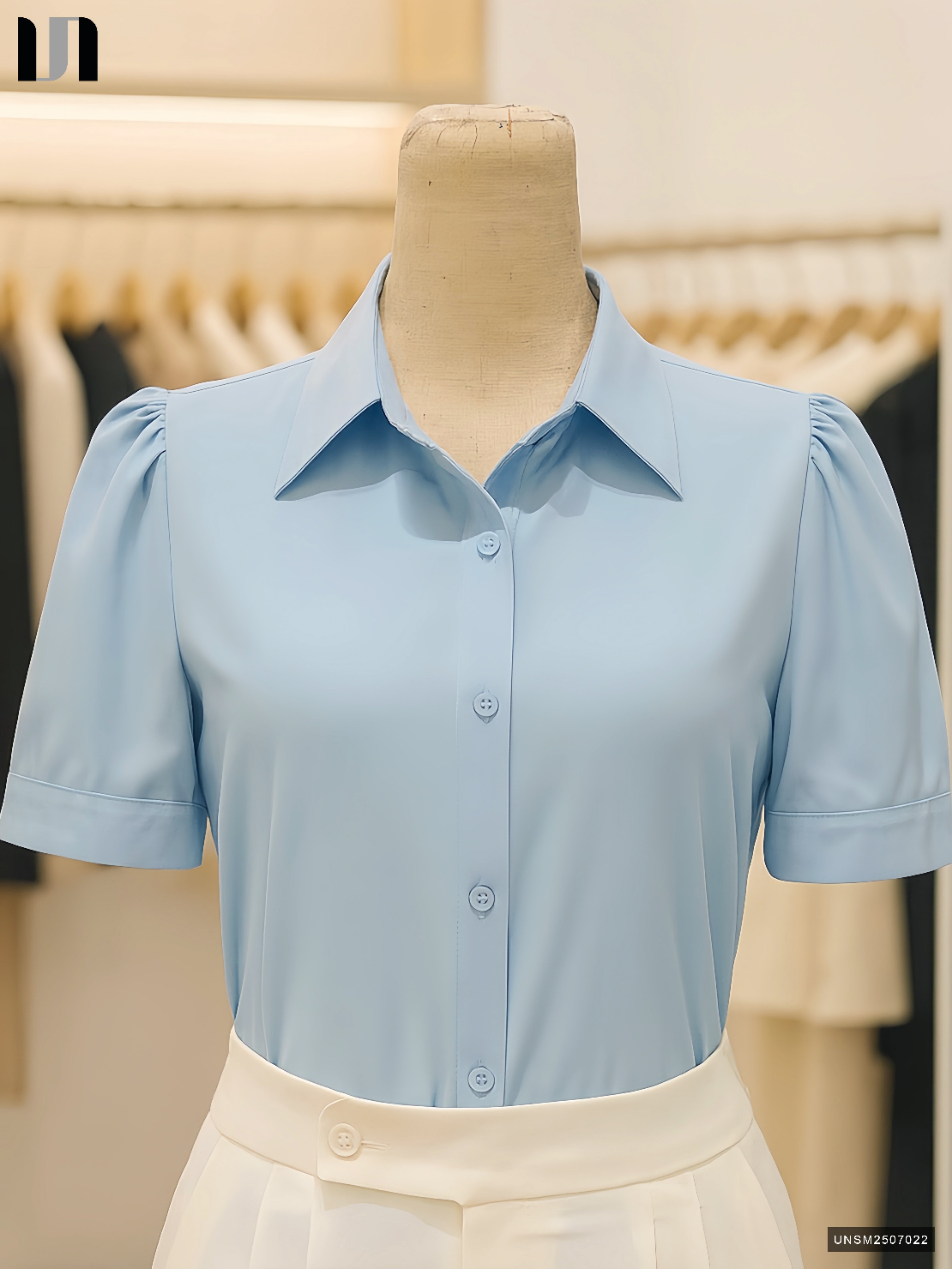 Sơ mi cộc tay Unaa thanh lịch UNSM2507022