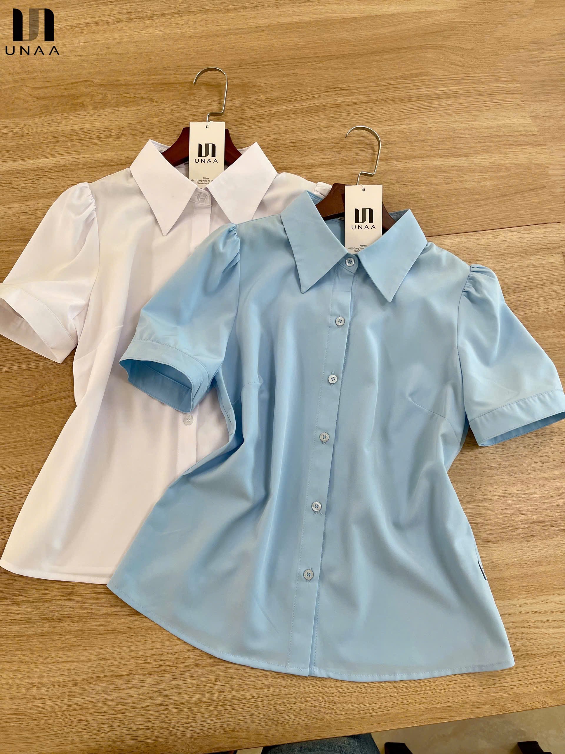 Sơ mi cộc tay Unaa thanh lịch UNSM2507022