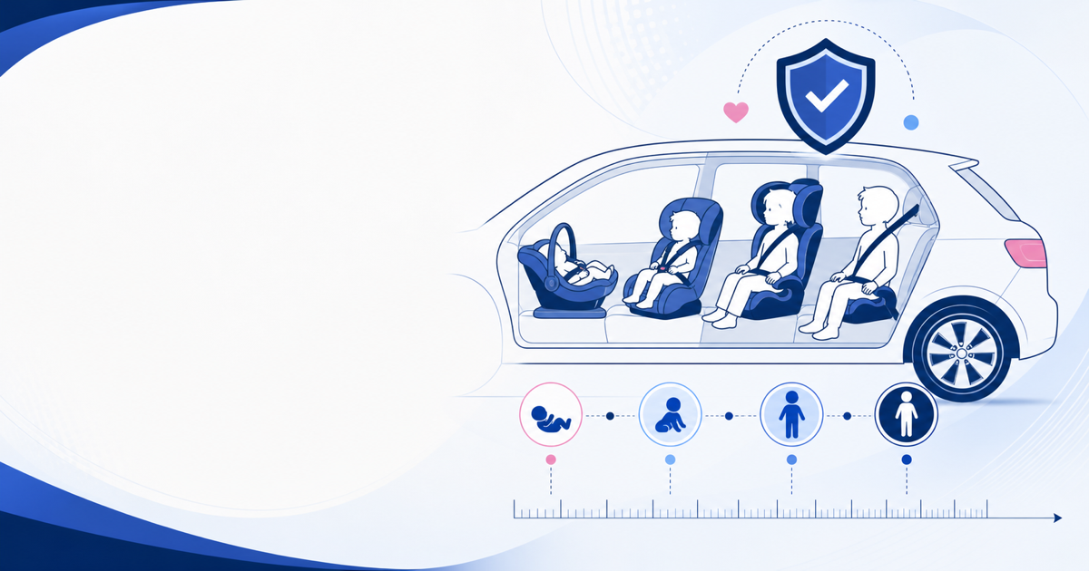 Cách chọn ghế ngồi ô tô cho bé theo chiều cao và độ tuổi