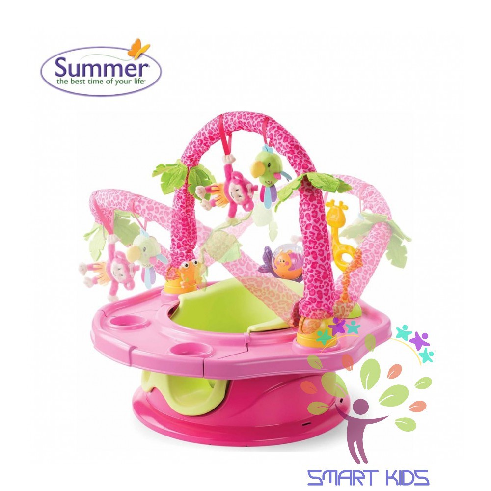 Ghế tập ngồi 3 giai đoạn có thanh đồ chơi Summer Chính hãng Nhập khẩu Mỹ