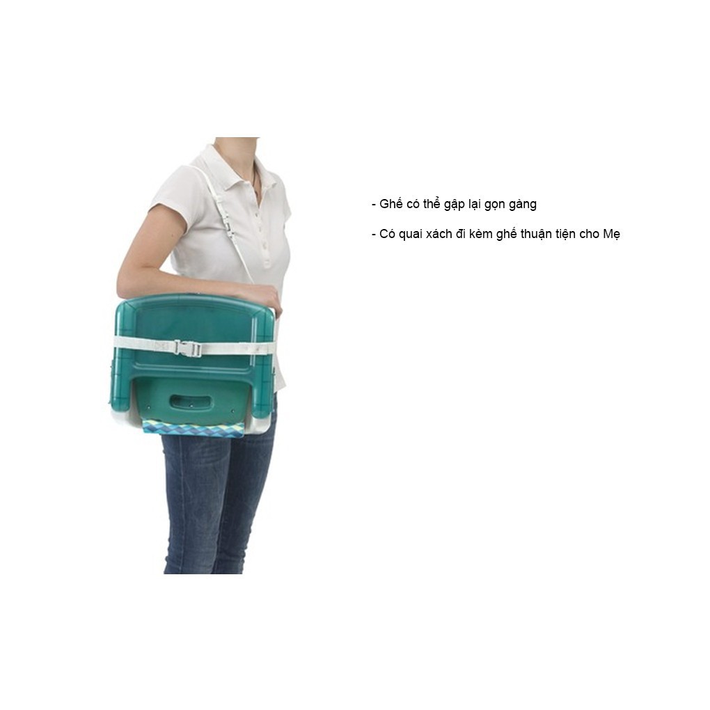 Ghế Ăn Chicco Mode Sóng Xanh (CHÍNH HÃNG)