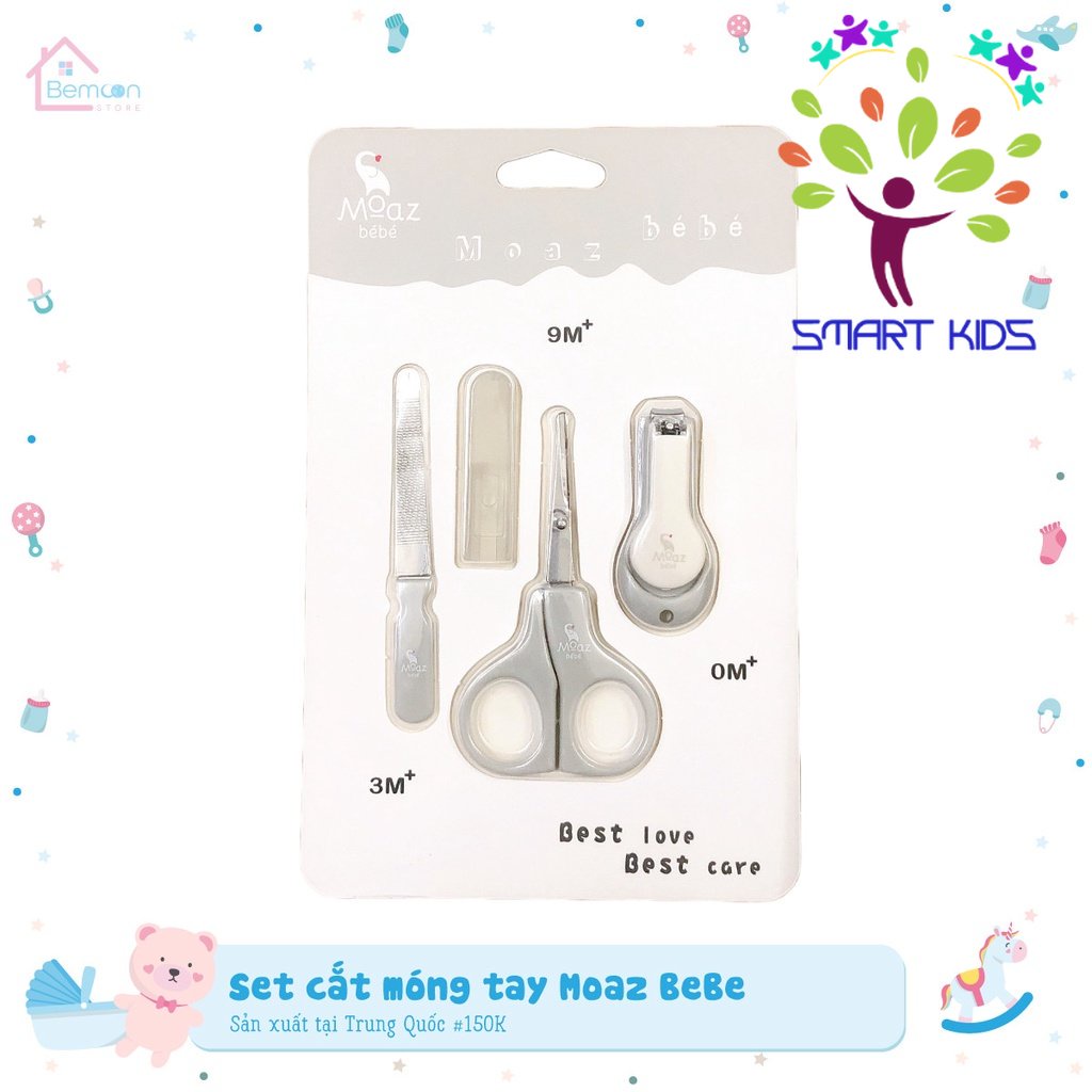 Bộ bấm móng tay trẻ em Moaz Bé Bé
