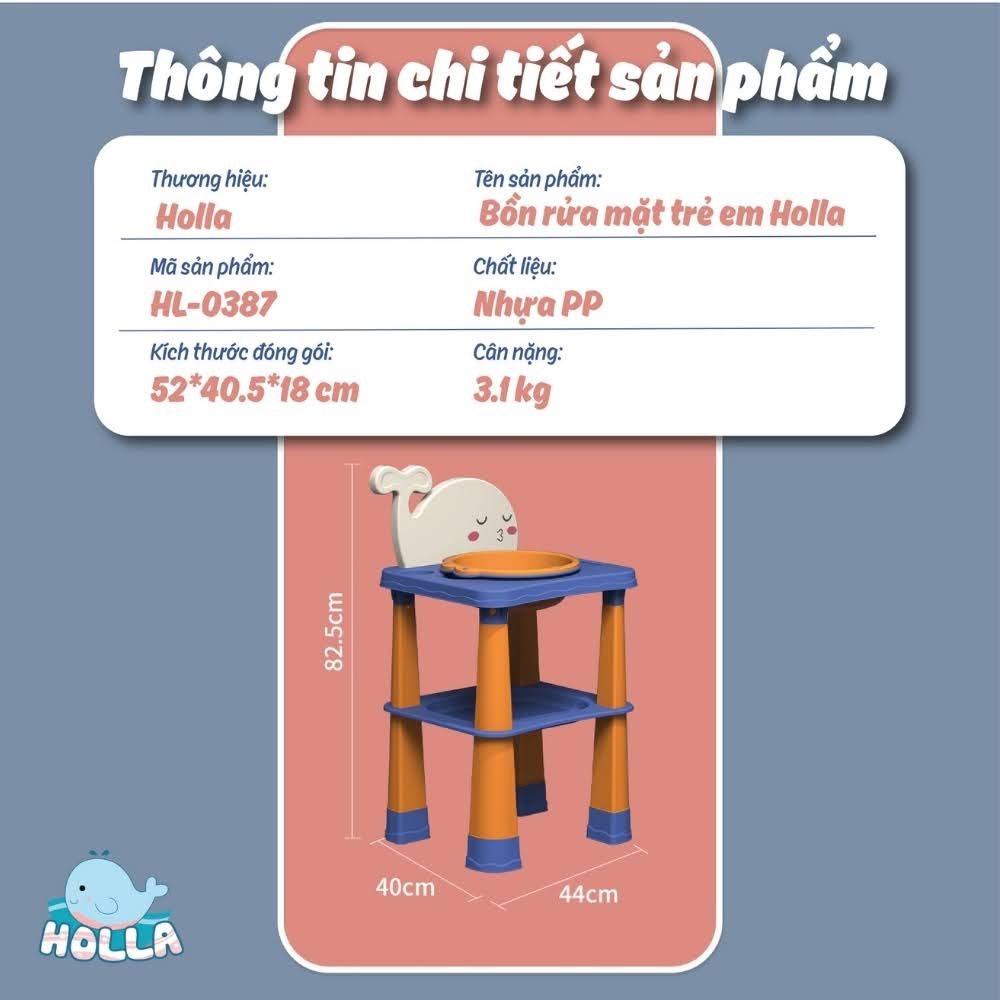 Bồn rửa mặt trẻ em Holla