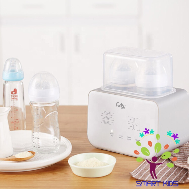 MÁY HÂM SỮA TIỆT TRÙNG ĐIỆN TỬ 2 BÌNH DUO 5 FATZ BABY FB3203TN