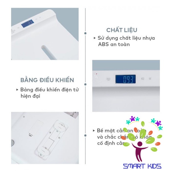 Cân Điện Tử Thông Minh MOAZ BÉBÉ MB-022