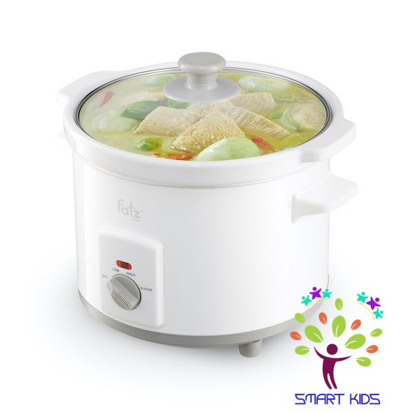 NỒI NẤU CHẬM FATZ BABY - SLOW 1 SLOW 3 - FB9015MH FB9025MH (MÀU TRẮNG)