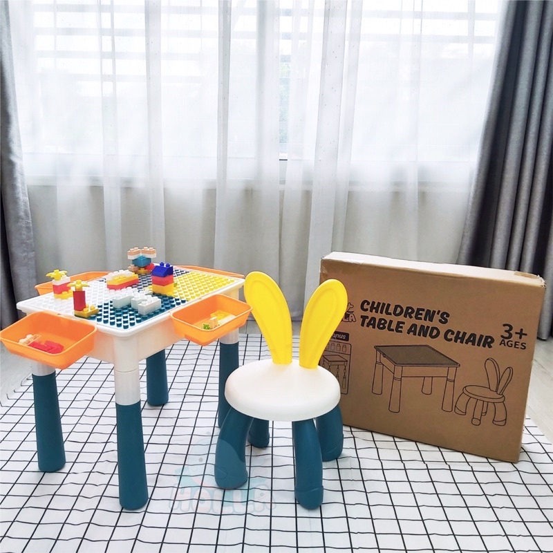 Bộ bàn lego nhỏ Holla có thể làm bàn học szie nhỏ