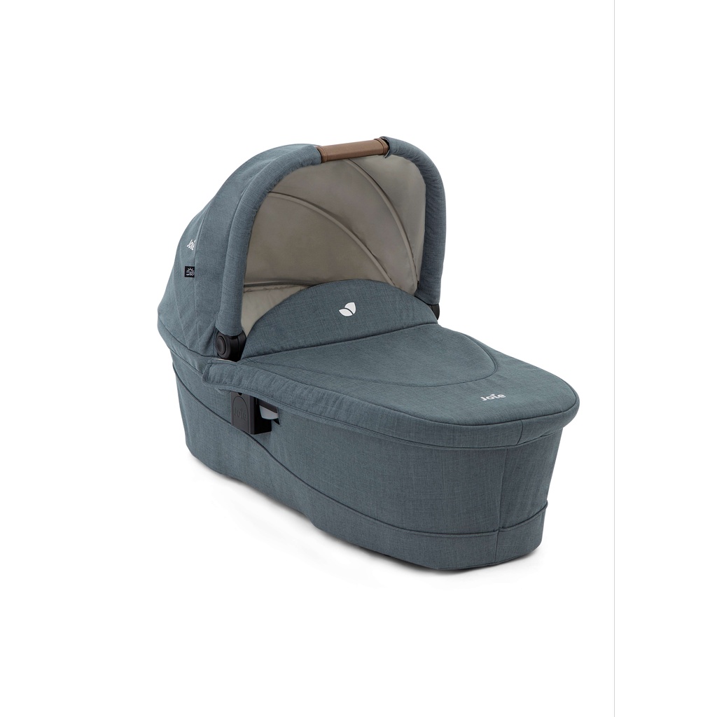 Nôi sơ sinh Joie Ramble Carrycot XL W/ RC Màu Pavement / GrayFlannel / Laurel / Lagoon (tích hợp với các xe đẩy Joie)