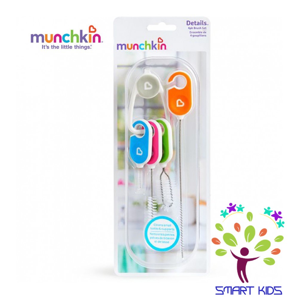 BỘ 4 CHỔI VỆ SINH PHỤ KIỆN MUNCHKIN