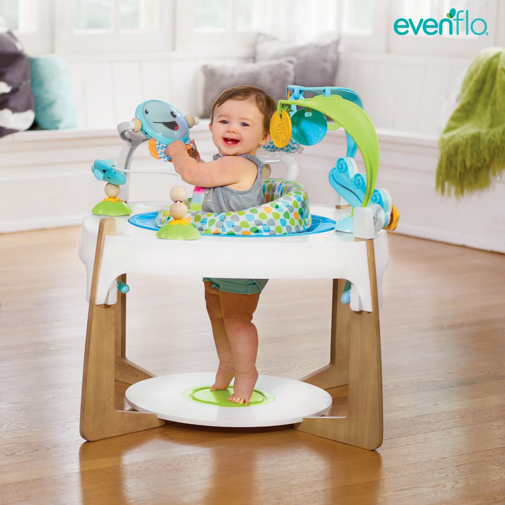 Bàn chơi đa năng Evenflo ExerSaucer Gleeful Sea Activity Center