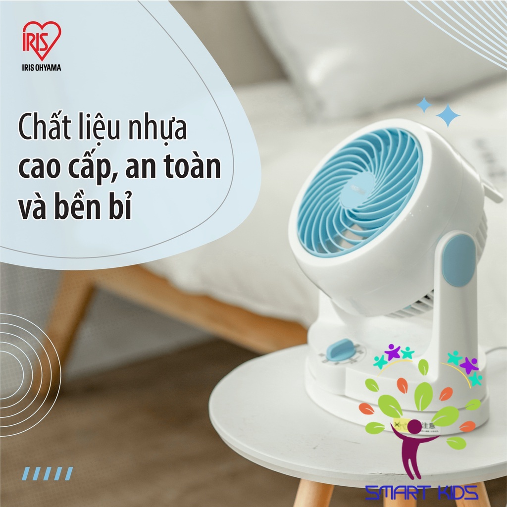 Quạt đối lưu không khí Iris Ohyama PCF-HD15C Quạt điện thông minh giúp tuần hoàn không khí, ổn định nhiệt độ phòng