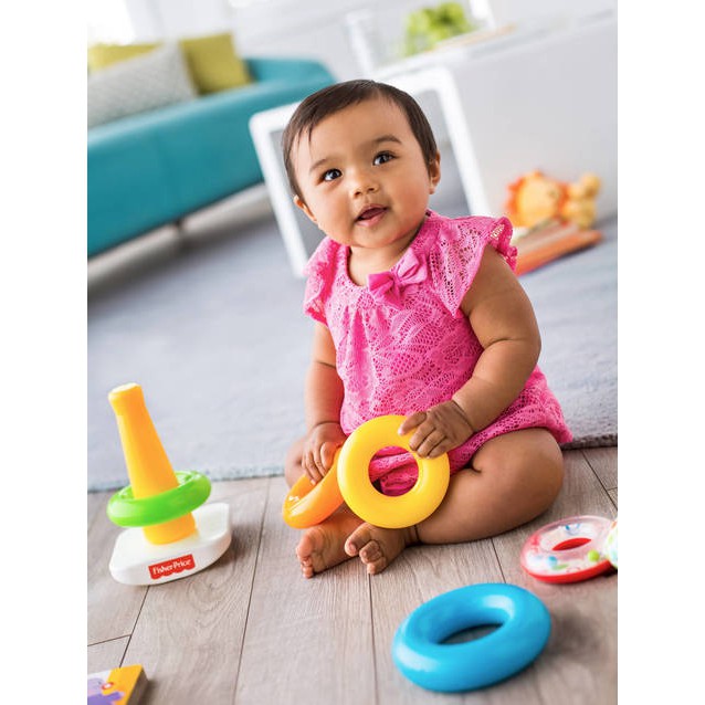Tháp cầu vồng Fisher Price-Rock a Stack