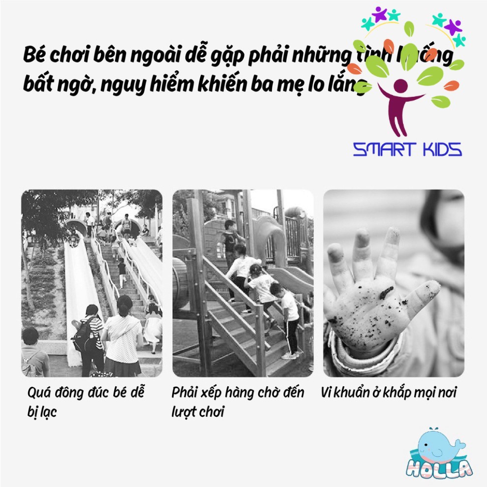 Cầu trượt đơn Hải Cẩu Holla HL-10149 2022