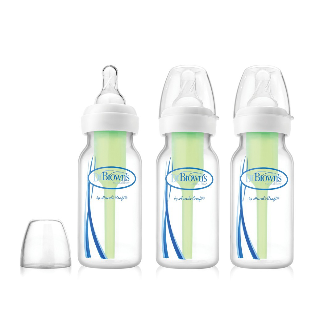 Combo 3 bình sữa Dr Brown’s cổ thường 120ml nhựa pp options