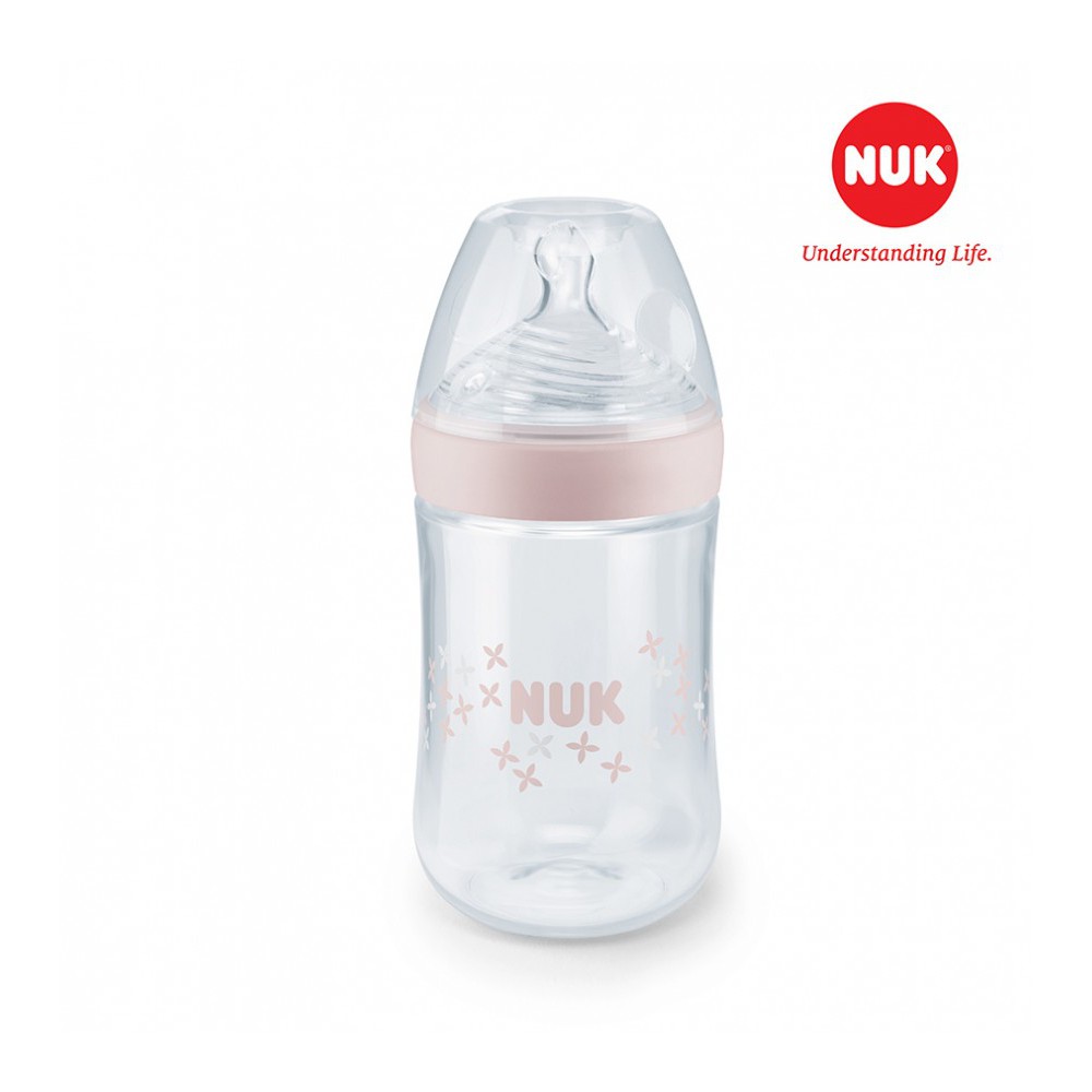 BÌNH SỮA NUK NATURE SENSE NHỰA PP 150ml/260ml núm ti S1-M/S2-M
