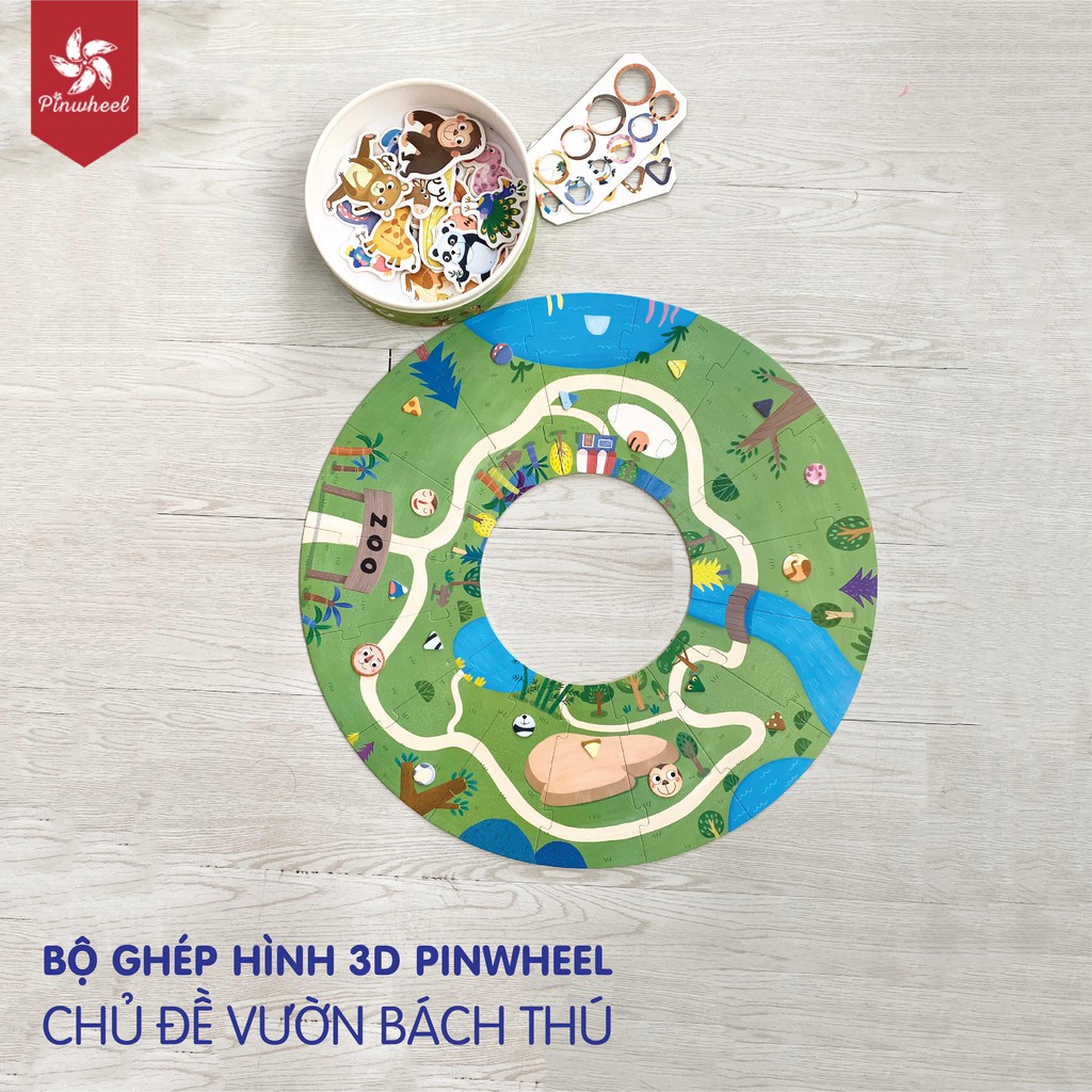 Bộ ghép hình 3D Pinwheel